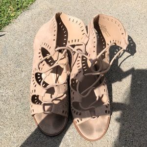 I am selling Lase up heels